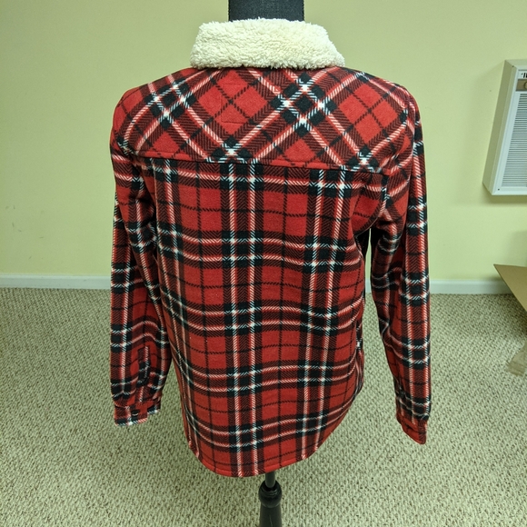Soho Threads Ladies' Plush Shirt Jacket. - Picture 2 of 5
